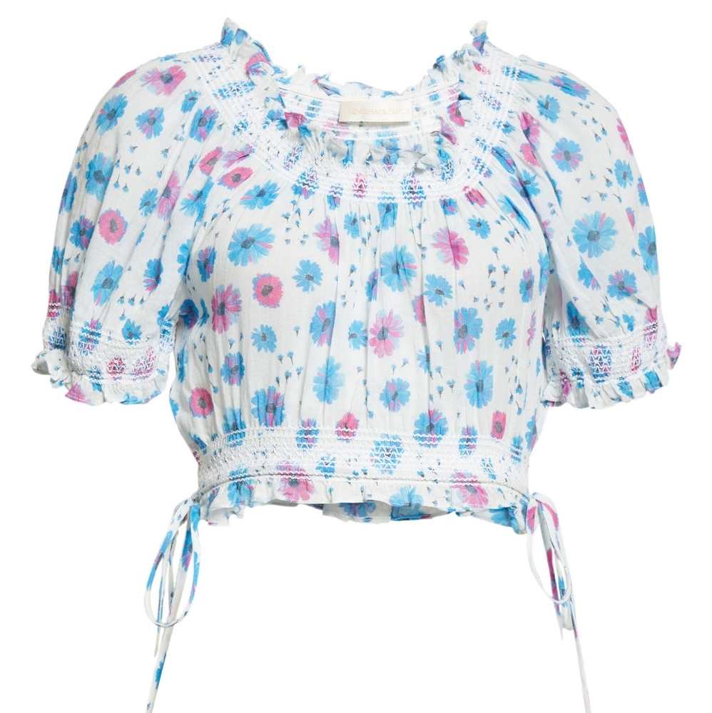 Loveshackfancy Rosalinda Crop Top
